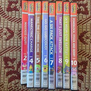 Pokemon Advanced Challenge 8 DVD Set - 2,4,5,6,7,8,9,10